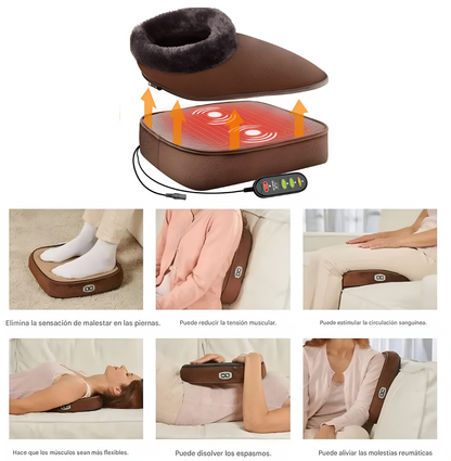 Calentador multiusos con masajeador